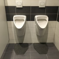 Waschanleitung Urinal- und Waschbeckenmatte